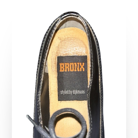 BRONX Styled by Dijkman black leather low shoes - Picture 6 of 7